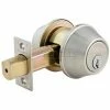 Master Lock® Commercial Double Cylinder Deadbolt, Brushed Chrome