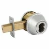 Master Lock® Double Cylinder Deadbolt, Interchangeable Core, Brushed Chrome