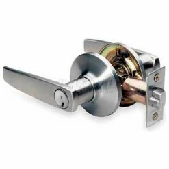Master Lock® Straight Lever, Keyed Entry, Satin Nickel