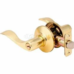 Master Lock® Wave Lever, Keyed Entry, Polished Bronze