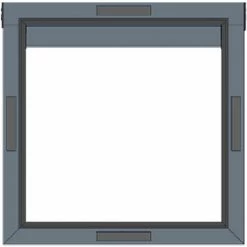 Velo Privacy Screen Add-On PS- 25G31GB For Air Louvers 24" x 30" Vision Lites 7 Velo Privacy Screen Add-On PS- 25G31GB For Air Louvers 24" x 30" Vision Lites -Doors & Windows Sales Main4 1