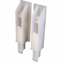 Prime-Line Products Prime-Line N 6559 Closet Door Bottom Guide, 1 Left 1 Right, Nylon