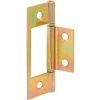 Prime-Line Products Prime-Line N 6656 Bi-Fold Door Non-Mortise Hinge, Brass Plated Steel,(Pack of 2)
