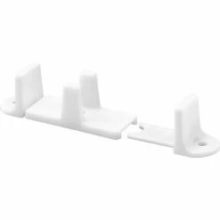 Prime-Line Products Prime-Line N 6760 Adjustable Bypass Door Guide with 1-Inch Height, White,(Pack of 2)