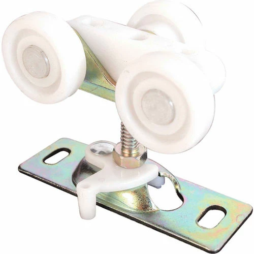Prime-Line Products Prime-Line N 6847 Pocket Door Roller Assembly, 3/4", FLAT, Plastic Wheels on Steel Bracket, 2 Pack 1 Prime-Line Products Prime-Line N 6847 Pocket Door Roller Assembly, 3/4", FLAT, Plastic Wheels on Steel Bracket, 2 Pack