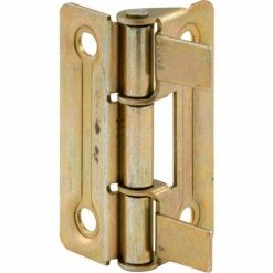 Prime-Line Products Prime-Line N 6936 Bi-Fold Door Hinge, Brass Plated,(Pack of 2)