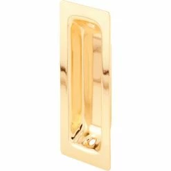 Prime-Line Products Prime-Line N 7138 Closet Door Pull, 1 3/8-Inch, Solid Brass,(Pack of 2)