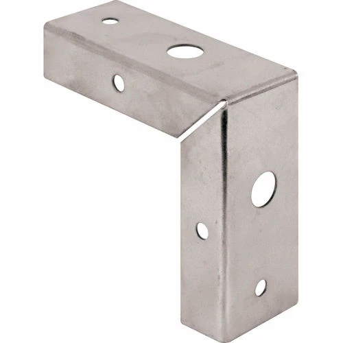 Prime-Line Products Prime-Line N 7195 Bi-Fold Door Corner Repair Bracket, 1-3/8 in., Steel, Zinc Plated (Pack of 2) 1 Prime-Line Products Prime-Line N 7195 Bi-Fold Door Corner Repair Bracket, 1-3/8 in., Steel, Zinc Plated (Pack of 2)