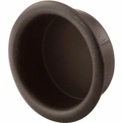 Prime-Line Products Prime-Line N 7320 Solid Brass Closet Door Finger Pull, 3/4-Inch, Classic Bronze,(Pack of 4)