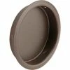 Prime-Line Products Prime-Line N 7323 Closet Door Pull, Flush, 2-1/8-Inch, Classic Bronze,(Pack of 2)