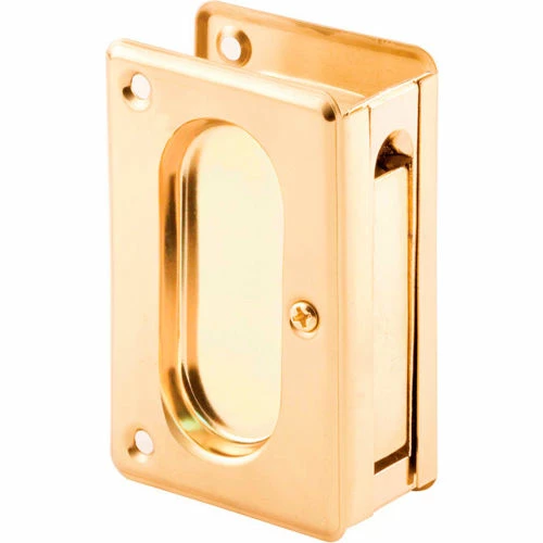 Prime-Line Products Prime-Line N 7361 Pocket Door Passage Pull, 3-3/4-Inch, Polished Brass 1 Prime-Line Products Prime-Line N 7361 Pocket Door Passage Pull, 3-3/4-Inch, Polished Brass