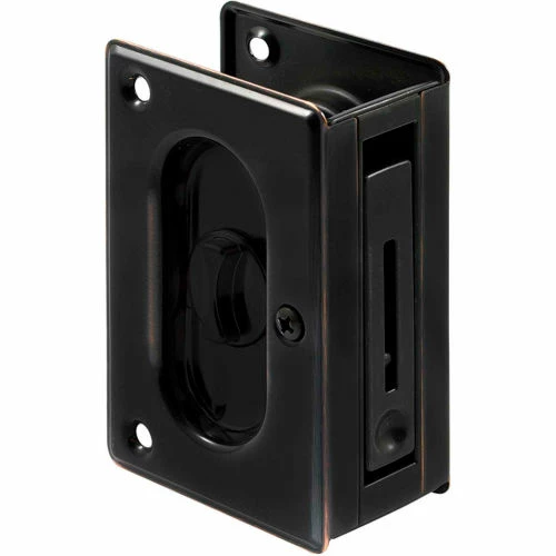 Prime-Line Products Prime-Line N 7368 Pocket Door Privacy Lock with Pull, 3-3/4-Inch, Classic Bronze 1 Prime-Line Products Prime-Line N 7368 Pocket Door Privacy Lock with Pull, 3-3/4-Inch, Classic Bronze