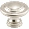 Prime-Line Products Prime-Line N 7372 Bi-Fold Door Knob, 1-11/16 in. Outside Diameter, Diecast, Satin Nickel Plated