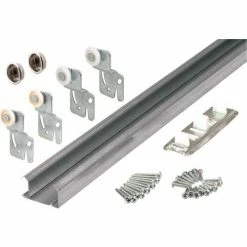 Prime-Line Products Primeline Products 161791 Bi-Pass Closet Track Kit, 48" 2 Door Hardware Pk