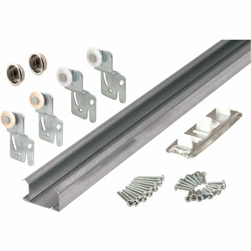 Prime-Line Products Primeline Products 161793 Bi-Pass Closet Track Kit, 72" 2 Door Hardware Pk 1 Prime-Line Products Primeline Products 161793 Bi-Pass Closet Track Kit, 72" 2 Door Hardware Pk