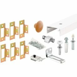 Prime-Line Products Primeline Products 161794 Bi-Fold Closet Track Kit, 36" 2 Door Hardware Pk