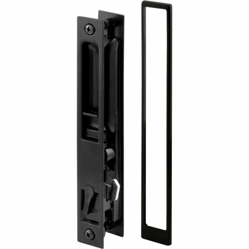 Prime-Line Products Prime-Line® Sliding Door Handle Set, Black Diecast, No Pull, Croft, C 1101 3 Prime-Line Products Prime-Line® Sliding Door Handle Set, Black Diecast, No Pull, Croft, C 1101 - Image 3