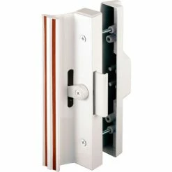 Prime-Line Products Prime-Line® Sliding Door Handle Set, White Aluminum and Diecast, C 1116 -Doors & Windows Sales PL6 C1116
