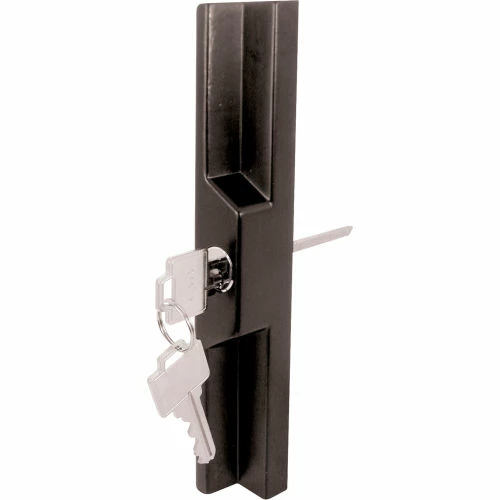 Prime-Line Products Prime-Line® Sliding Door Outside Pull, w/Key, Black Diecast, C 1139 3 Prime-Line Products Prime-Line® Sliding Door Outside Pull, w/Key, Black Diecast, C 1139 - Image 3