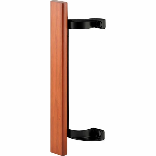 Prime-Line Products Prime-Line® Sliding Door Pull, 6-1/2" HC, Wood Handle, Diecast, Black, C 1190 3 Prime-Line Products Prime-Line® Sliding Door Pull, 6-1/2" HC, Wood Handle, Diecast, Black, C 1190 - Image 3