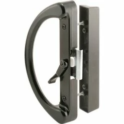 Prime-Line Products Prime-Line® Sliding Door Handle, Clam Latch, Black, C 1222 -Doors & Windows Sales PL6 C1222