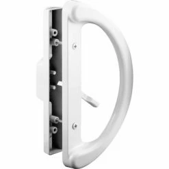 Prime-Line Products Primeline Products C 1225 Sliding Door Handle, Mortise Style, White