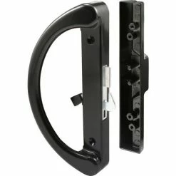 Prime-Line Products Prime-Line® Sliding Door Handle, Hook Latch, Black, C 1252 -Doors & Windows Sales PL6 C1252