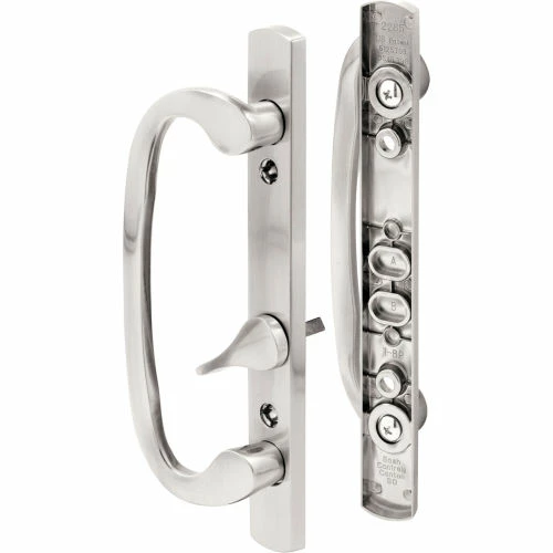 Prime-Line Products Prime-Line® Sliding Door Handle Set, Satin Nickel, C 1282 3 Prime-Line Products Prime-Line® Sliding Door Handle Set, Satin Nickel, C 1282 - Image 3