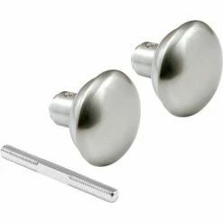 Prime-Line Products Prime-Line® Satin Nickel Victorian-Style Knob Set, E 2498 5 Prime-Line Products Prime-Line® Satin Nickel Victorian-Style Knob Set, E 2498 -Doors & Windows Sales PL6 E 2498