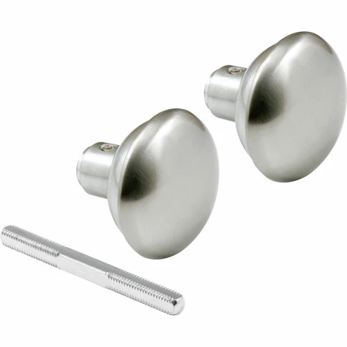 Prime-Line Products Prime-Line® Satin Nickel Victorian-Style Knob Set, E 2498 3 Prime-Line Products Prime-Line® Satin Nickel Victorian-Style Knob Set, E 2498 - Image 3