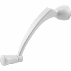 Prime-Line Products Prime Line H 3957 Window Crank Handle, 3/8" Bore, White, Pella -Doors & Windows Sales PL6 H 3957
