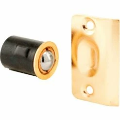 Prime-Line Products Primeline Products N 7331 Drive-In Ball Catch, W/Strike, Large, Brass Plated