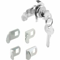 Prime-Line Products Prime-Line® Mail Box Lock, 5 Cams, 5 Pin, Satin Nickel, S 4140 -Doors & Windows Sales PL6 S4140