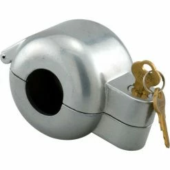 Prime-Line Products Primeline Products S 4180 Knob Lock-Out Device, Ka, Gray Painted Diecast