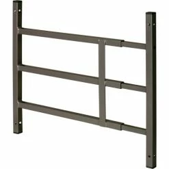 Prime-Line Products Prime-Line S 4750 Fixed Window Guard, 14"-22"W X 15"H , 3 Bar, Brown -Doors & Windows Sales PL6 S 4750