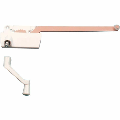 Prime-Line Products Prime-Line TH 23025 Single Arm Operator, 9-1/2", W/Crank, SILL MOUNT R.H., White 3 Prime-Line Products Prime-Line TH 23025 Single Arm Operator, 9-1/2", W/Crank, SILL MOUNT R.H., White - Image 3