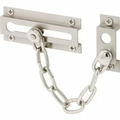 Prime-Line Products Prime-Line® Chain Door Guard, U 10304, Satin Nickel -Doors & Windows Sales PL6 U10304
