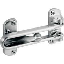 Prime-Line Products Prime-Line® Swing Bar Door Guard, U 10308, Satin Nickel -Doors & Windows Sales PL6 U10308