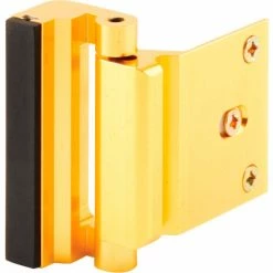 Prime-Line Products Prime-Line® Door Blocker Entry Door Stop, U 10826, Brass -Doors & Windows Sales PL6 U10826