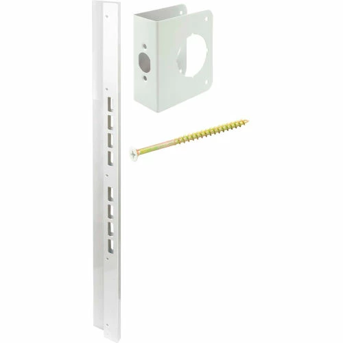 Prime-Line Products Prime-Line® Door And Jamb Reinforcement, U 10895, 2-3/4" Backset, White 3 Prime-Line Products Prime-Line® Door And Jamb Reinforcement, U 10895, 2-3/4" Backset, White - Image 3