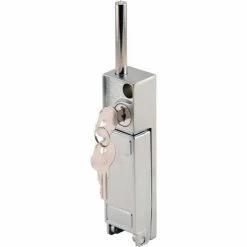 Prime-Line Products Prime-Line® Bolt Lock, Keyed, Aluminum Finish, U 9997 -Doors & Windows Sales PL6 U9997