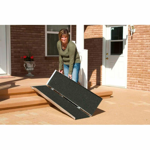 PVI Singlefold Ramp SFW630 - 6'L x 30"W - 800 Lb. Capacity 2 PVI Singlefold Ramp SFW630 - 6'L x 30"W - 800 Lb. Capacity - Image 2