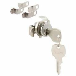 Prime-Line Products Prime-Line® Mail Box Lock, 5-Cam, NA14 Key, Threaded Body, S 4573