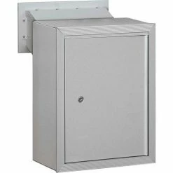 Receptacle 2256ALM - Option for Door Mail Drop, Aluminum