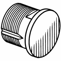 S. Parker Hardware Dummy Mortise Cylinder - Duranodic - Pkg Qty 20