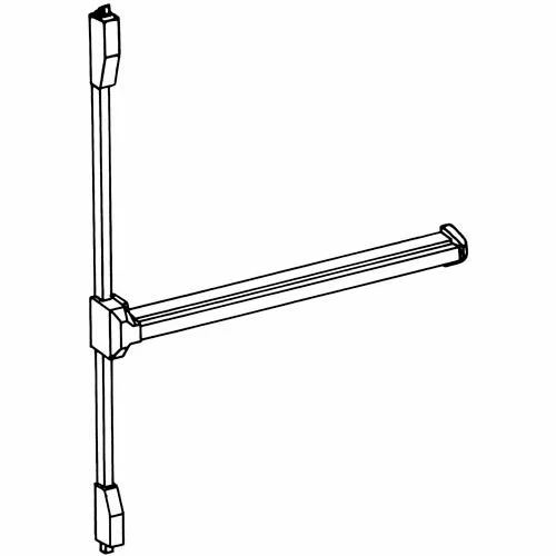 S. Parker Hardware Fire Rated Panic Devices - Vertical Type 1-1/2 Hour - Polished Brass 1 S. Parker Hardware Fire Rated Panic Devices - Vertical Type 1-1/2 Hour - Polished Brass