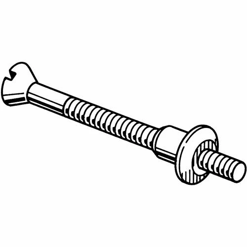 S. Parker Hardware Thru Bolt And Grommet Nut - Zinc Plated - Pkg Qty 100 1 S. Parker Hardware Thru Bolt And Grommet Nut - Zinc Plated - Pkg Qty 100