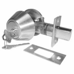 S. Parker Hardware Single Cylinder Deadboly - Oiled Bronze - Pkg Qty 3