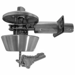 S. Parker Hardware Residential Single Cylinder Deadbolts - Stainless Steel Keyed Different - Pkg Qty 5