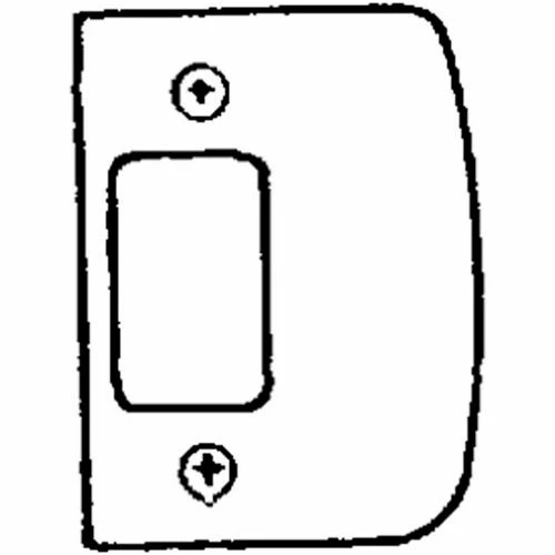 S. Parker Hardware Full Lip Strike - Stainless Steel - Pkg Qty 100 1 S. Parker Hardware Full Lip Strike - Stainless Steel - Pkg Qty 100